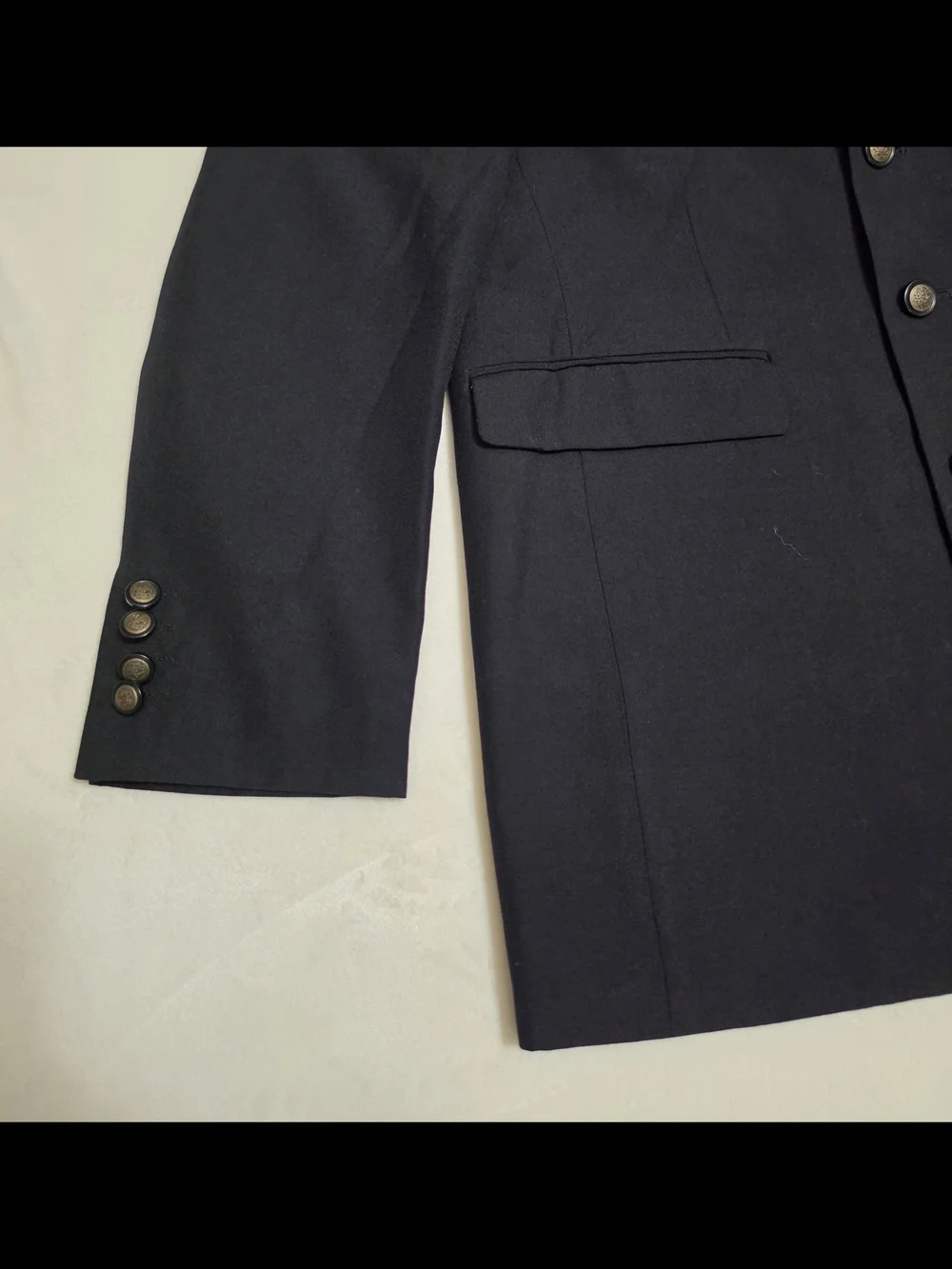 John Blair black formal blazer, size 38R. Classic three-button